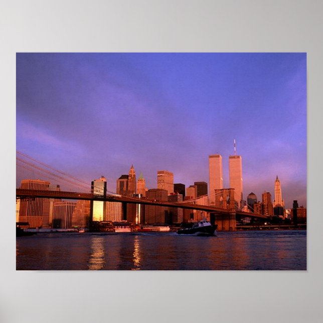 POSTER NYC~ World Trade Center ~ Twin Towers (Front)