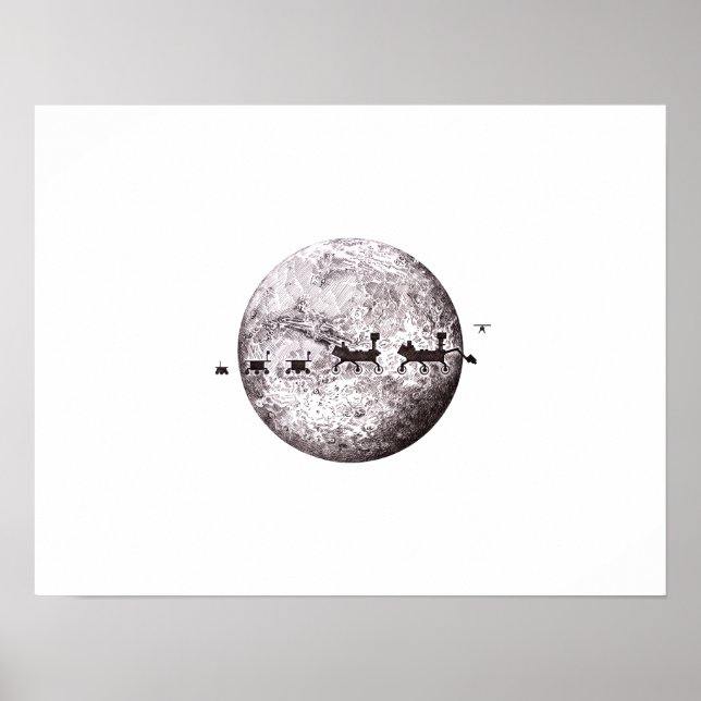 Poster of Mars with Rovers Illustration (Front)