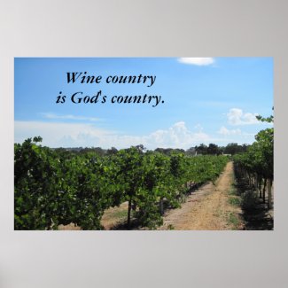 Poster of Paso Robles Wine Country