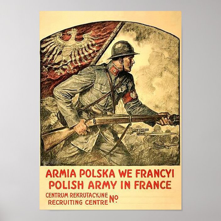 Poster of polish propaganda during WW1