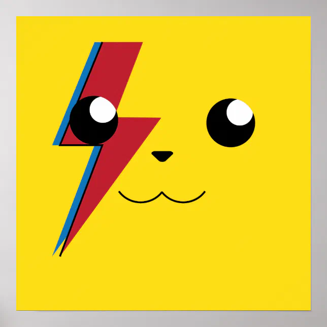 Poster para parede Picachu | Zazzle