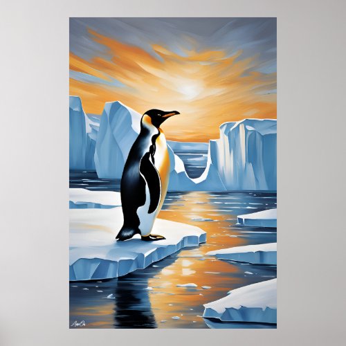 Poster  Penguin  Art