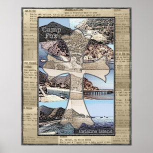 Poster: Photos of Camp Fox, Song Lyrics and Corss Poster