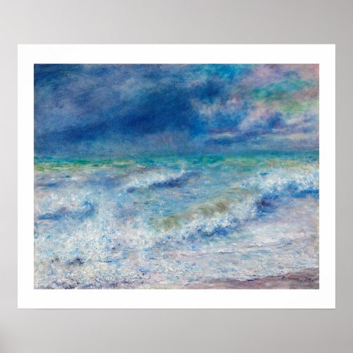 POSTER  PIERRE AUGUST RENOIR  SEASCAPE 1897