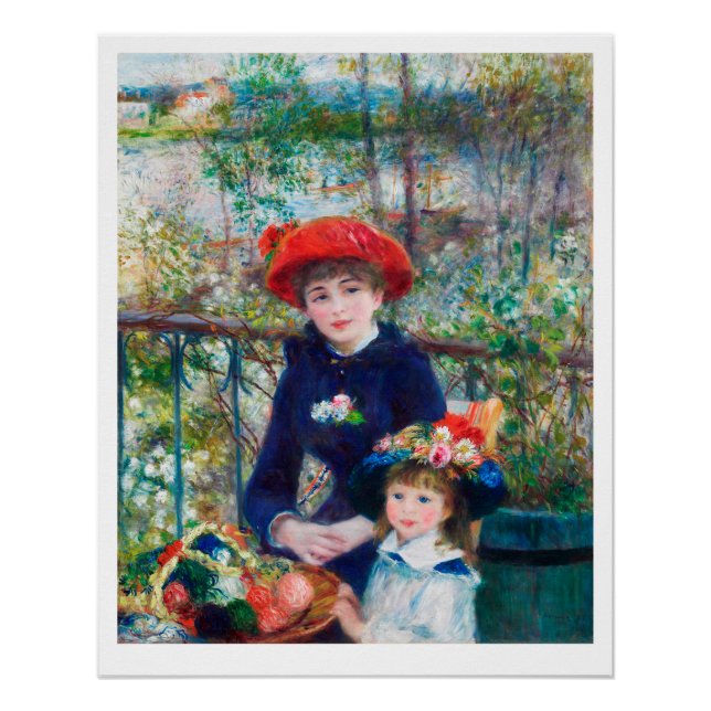 POSTER : PIERRE AUGUSTE RENOIR: TWO SISTERS, 1881 (Front)