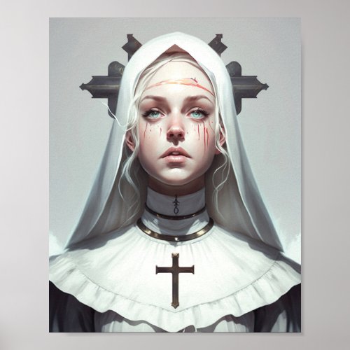 Poster Portrait of a Wonderful Creepy Nun
