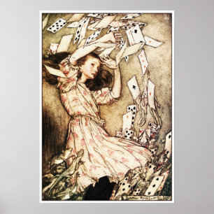 Poster/Print: Alice & the Pack of Cards Poster