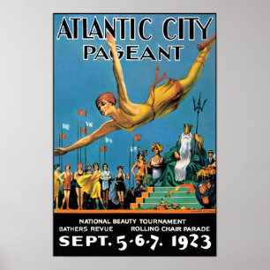 Poster/Print: Atlantic City Beauty Pageant Poster