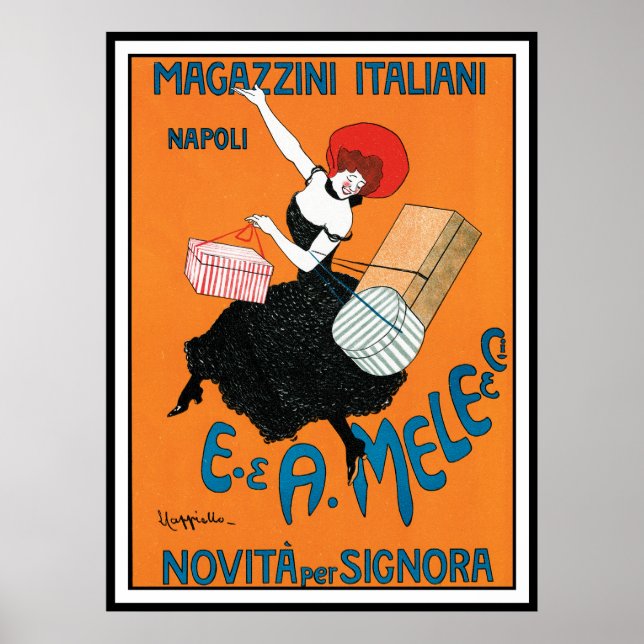 Poster Print by Cappiello - Magazzini Italiani (Front)