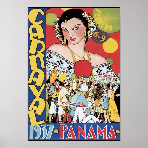 PosterPrint Carnival 1937 Panama Poster