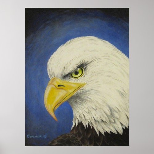 Poster Print Eagle Design by Greggs Deep Colors