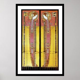 Poster Print: Embroidered Panels