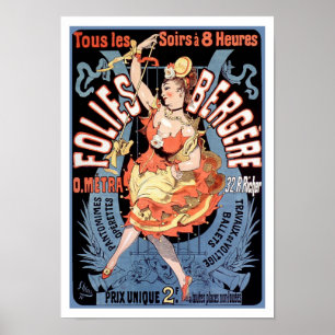 Poster/Print: Folies Bergere - Cheret Poster