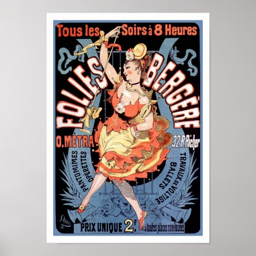 PosterPrint Folies Bergere _ Cheret Poster