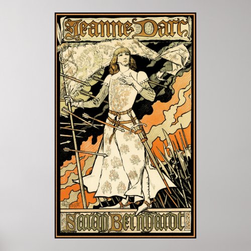 PosterPrint Jeanne dArc Sarah Bernhardt Poster