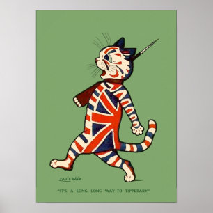 Poster/Print: Patriotic Cat Poster