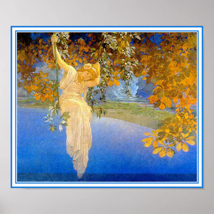 Poster/Print: Reveries - by Maxfield Parrish Poster | Zazzle