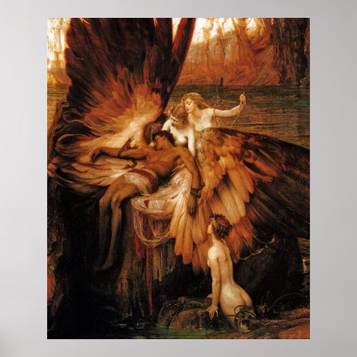 Poster Print The Lament for Icarus by H Draper