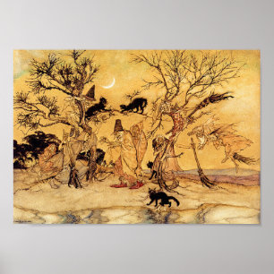 Poster/Print: The Witches Sabbath - Halloween Art Poster