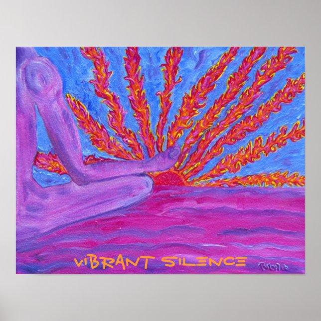 Poster Print -Vibrant Silence (Front)
