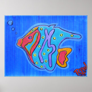 Poster Print-Vibrant Tropical Fish