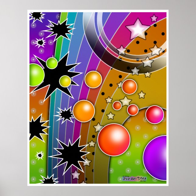 Poster, Prints - BIG BANG BLACK HOLES POP ART (Front)