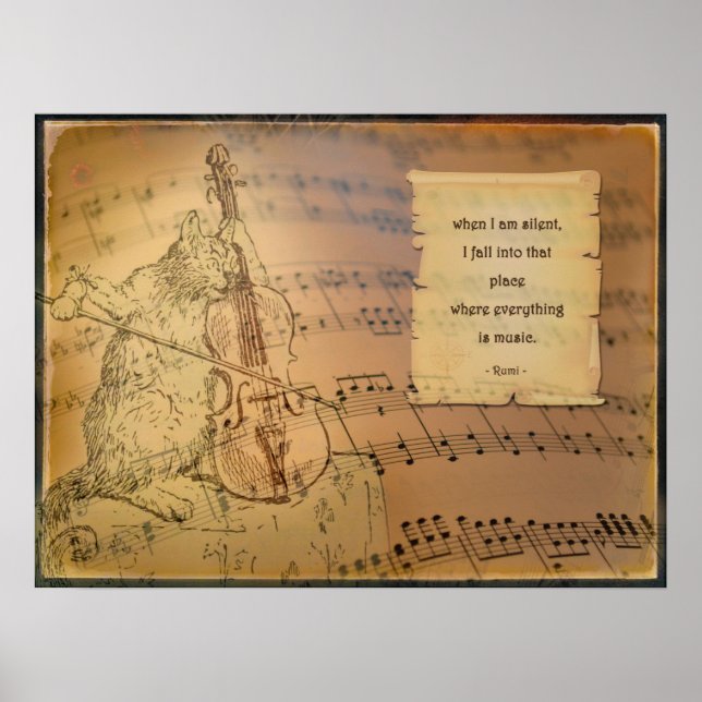 Poster put gedicht Rumi (Front)