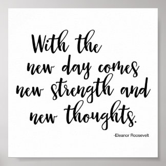 Poster Quoting Eleanor Roosevelt