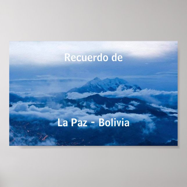 Poster recuerdo de La Paz  (Front)