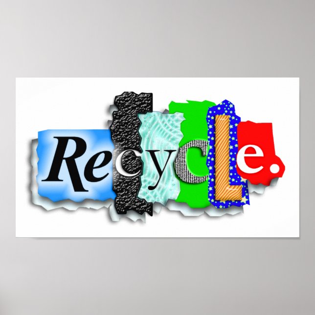 Poster:  "RECYCLE" Poster (Front)