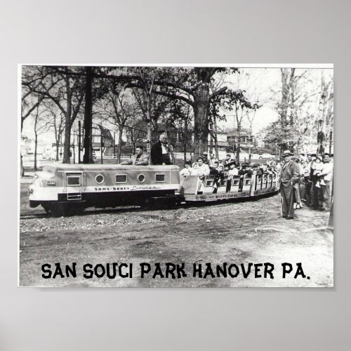 Poster San Souci Park Hanover Pa