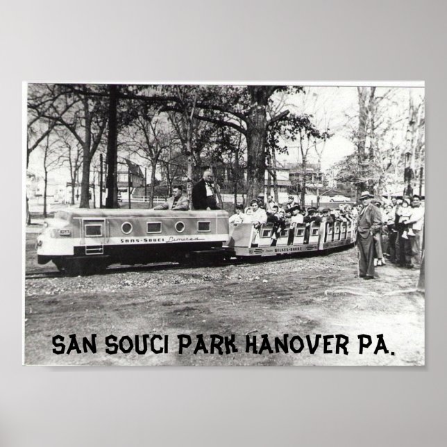 Poster San Souci Park Hanover Pa. (Front)