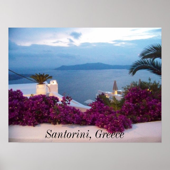 poster Santorini Greece (Front)