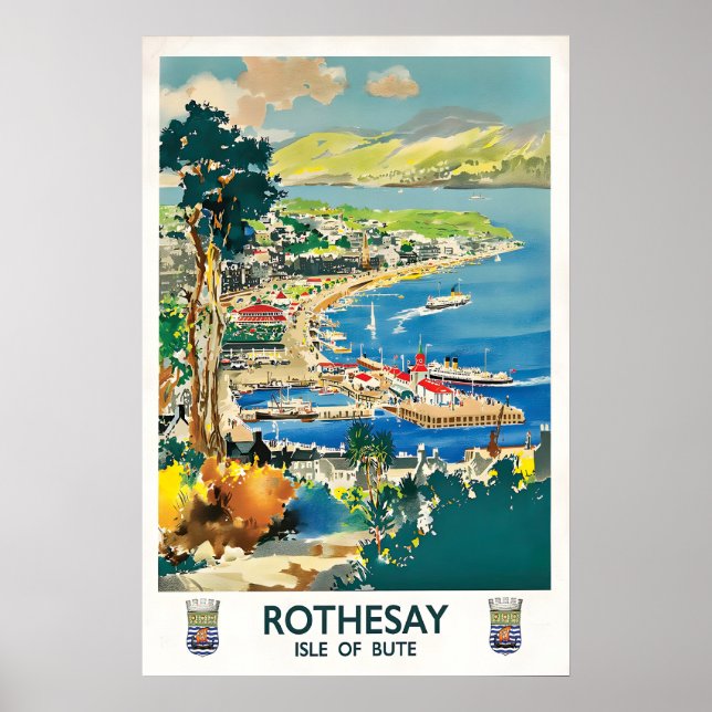 Poster Scotland Rothesay Isle of Bute (Front)