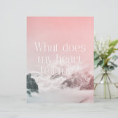 Poster self love Follow your heart (Standing Front)