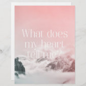 Poster self love Follow your heart (Front/Back)