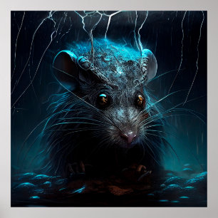 Poster sewer rat
