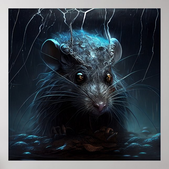 Poster sewer rat (Front)