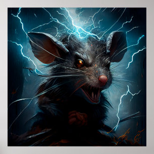 Poster sewer rat