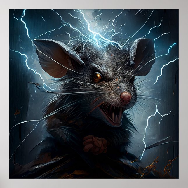Poster sewer rat (Front)
