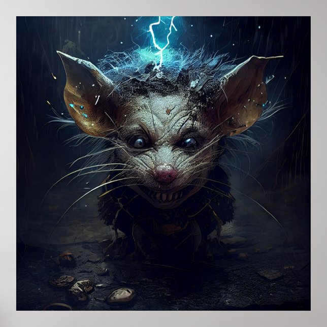 Poster sewer rat (Front)