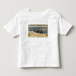 Poster showing Automobiles Richard-Brasier winning Toddler T-shirt