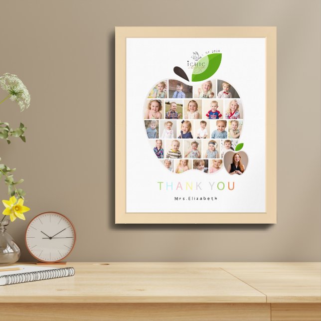 Poster, Size: 16" x 20" Framed Art (Table Top)