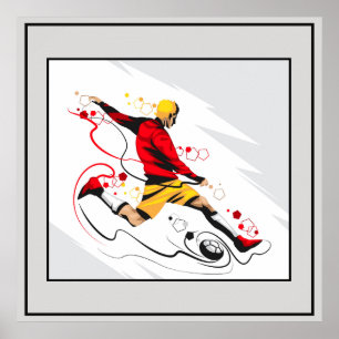 Poster-Soccer 24" x 24" Poster