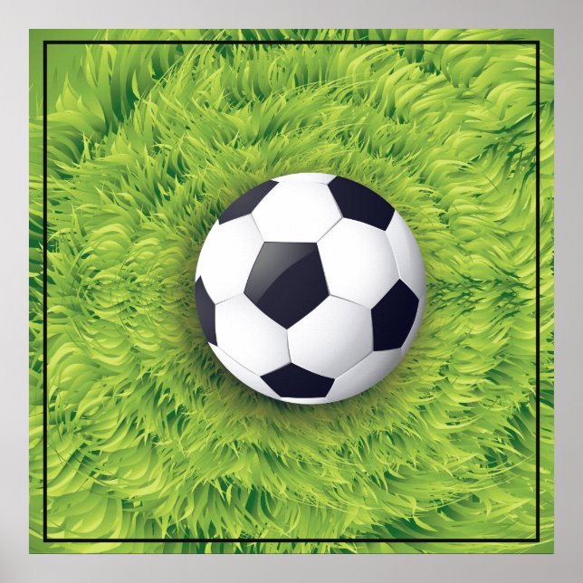 Poster-Soccer  24" x 24" Poster (Front)