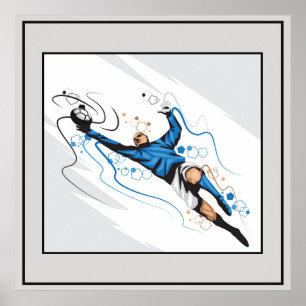 Poster-Soccer 24" x 24" Poster