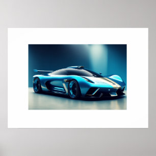 Poster Sports Car