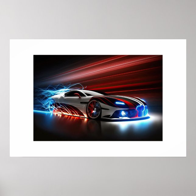 Poster Sports Car (Front)