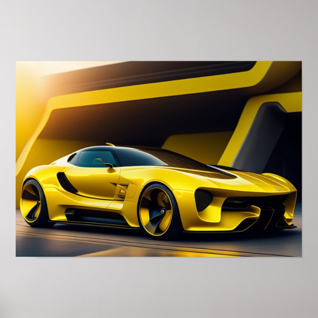 Poster Sports Car (Front)