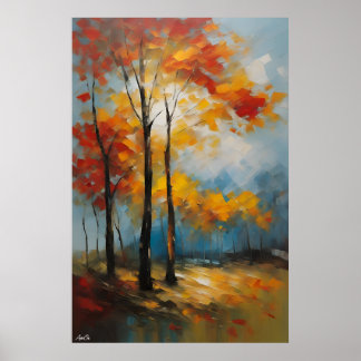 Poster | Spring | Oil Painting Style